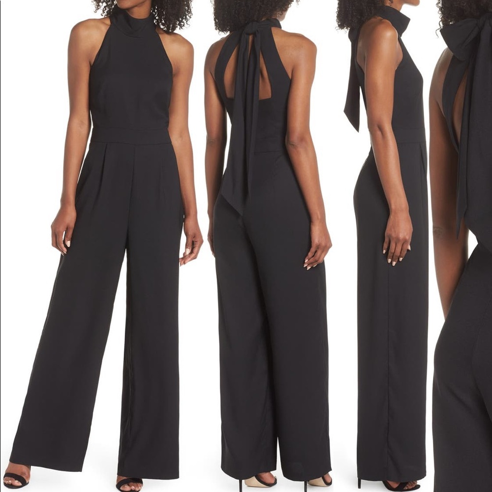 Chelsea28 Sleeveless Mock Neck Jumpsuit Size 0